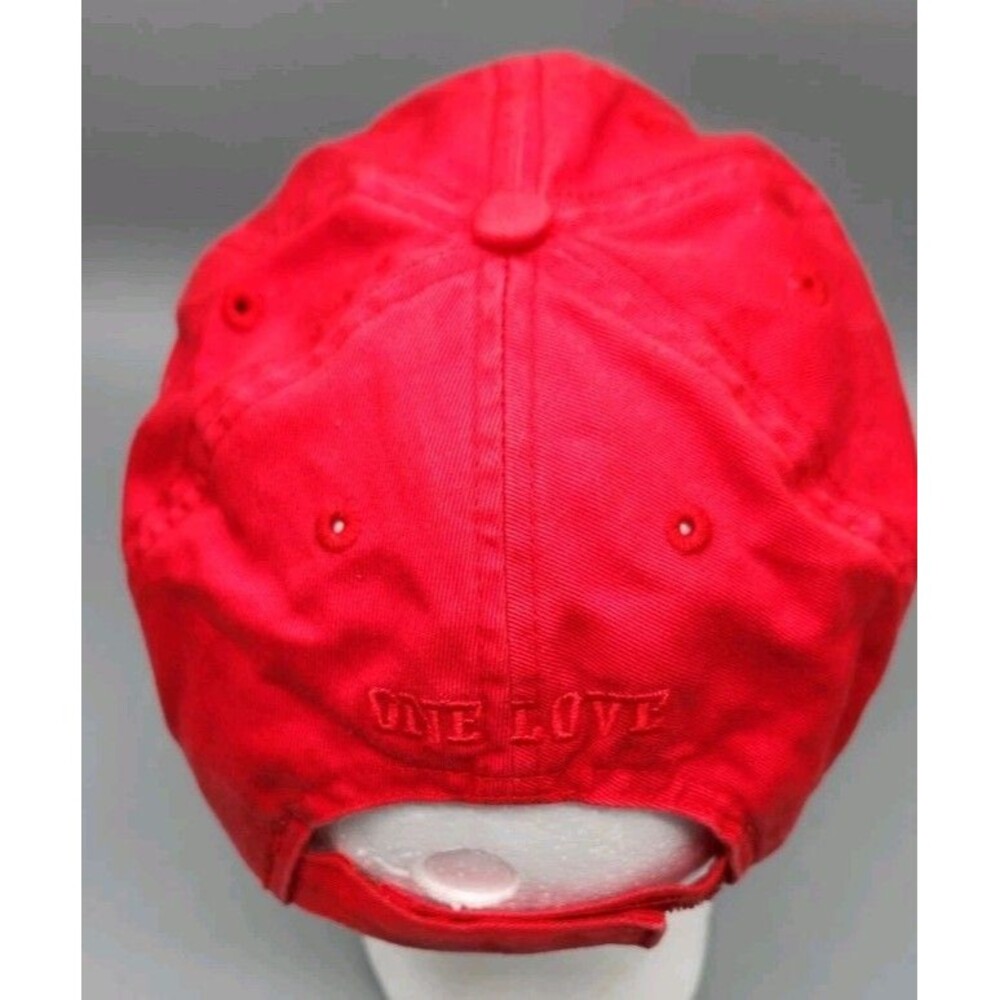 Raising Canes Chicken Fingers One Love Crew Cap Hat Employee Adjustable One Size - Picture 5 of 15